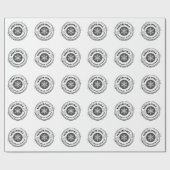 Enchanted Elf | North Pole Christmas Cadeaupapier (Vlak)