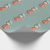 Enchanted Elf | North Pole Christmas Cadeaupapier (Hoek)