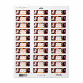 Enchanted Eve - Feestelijke Halloween Paper Borden Etiket (Full Sheet)