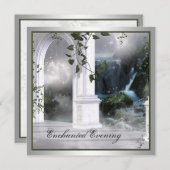 Enchanted Evening Prom Invitation Sjabloon Kaart (Voorkant / Achterkant)