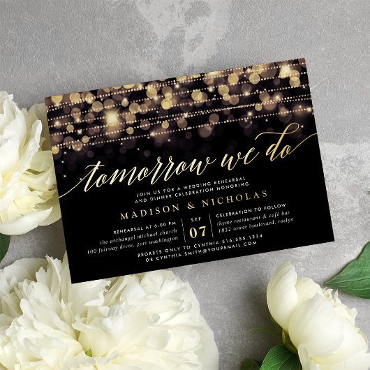 Enchanted Evening | repetitief diner Folie Uitnodiging