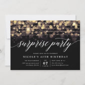 Enchanted Evening Surprise Party Invitation Kaart (Voorkant)