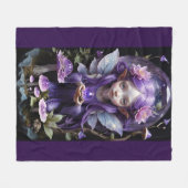 Enchanted Fairies V1 Fleece Deken (Voorkant (Horizontaal))