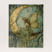 Enchanted Fairy And Crescent Moon Legpuzzel (Verticaal)