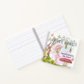 Enchanted Fairy Baby shower Floral Gastenboek Notitieboek (Binnen)