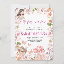 Enchanted Fairy Baby Shower  Kaart