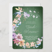 Enchanted Fairy Baby Shower Kaart (Voorkant)