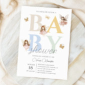Enchanted Fairy Colorful Baby Shower Kaart