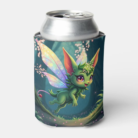 Enchanted Fairy Critter – Magical Forest Sprite  Blikjeskoeler (Blikje Voorkant)