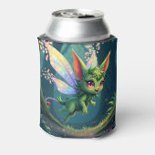 Enchanted Fairy Critter – Magical Forest Sprite  Blikjeskoeler (Blikje Achterkant)