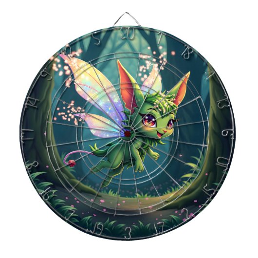 Enchanted Fairy Critter – Magical Forest Sprite  Dartbord (Voorkant)