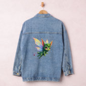 Enchanted Fairy Critter – Magical Forest Sprite  Denim Jacket (Hangar)