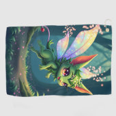 Enchanted Fairy Critter – Magical Forest Sprite  Golfhanddoek (Horizontaal)