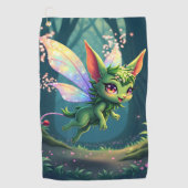 Enchanted Fairy Critter – Magical Forest Sprite  Golfhanddoek (Voorkant)
