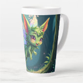 Enchanted Fairy Critter – Magical Forest Sprite  Latte Mok (Rechterhoek)