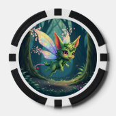 Enchanted Fairy Critter – Magical Forest Sprite  Poker Chips (Voorkant)