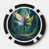 Enchanted Fairy Critter – Magical Forest Sprite  Poker Chips (Achterkant)