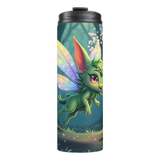 Enchanted Fairy Critter – Magical Forest Sprite  Thermosbeker (Voorkant)