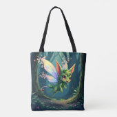 Enchanted Fairy Critter – Magical Forest Sprite  Tote Bag (Achterkant)