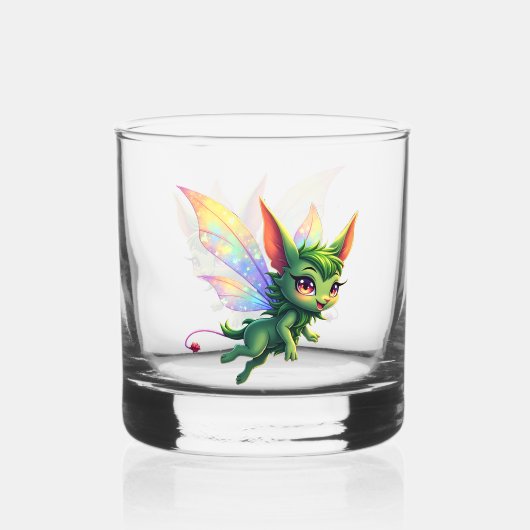 Enchanted Fairy Critter – Magical Forest Sprite  Whisky Glas (Voorkant)