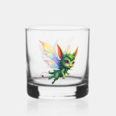 Enchanted Fairy Critter – Magical Forest Sprite  Whisky Glas (Achterkant)