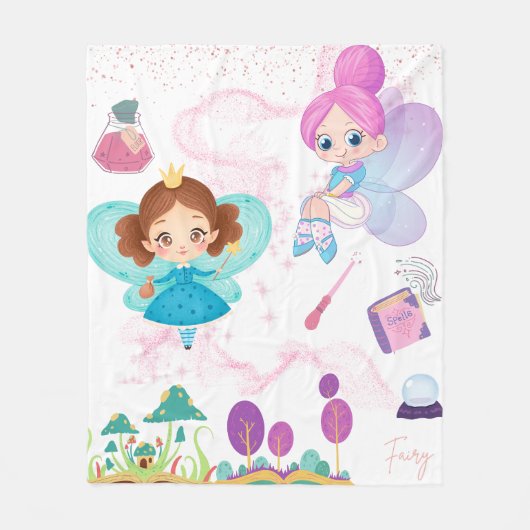 Enchanted Fairy Fleece Deken (Voorkant)