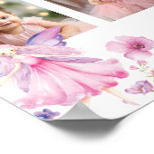 Enchanted Fairy Floral First Year Photo Milestone Poster (Hoek)