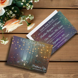 Enchanted Fairy Forest Woodland Wedding Save The Date