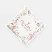 Enchanted Fairy Garden Party Napkins Servet (Hoek)