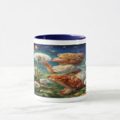 Enchanted Fairy Glowing Dandelion Coffee Mug Mok (Midden)