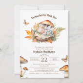 Enchanted Fairy Herfst Autumn Woodland Baby shower Kaart (Voorkant)