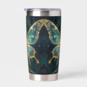 Enchanted Fairy in Gold and Turquoise  Geïsoleerde Drinkbeker (Rechts)