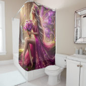 Enchanted Fairy in the Forest Douchegordijn (In situ)