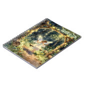 Enchanted Fairy on a Swing in a Magical Forest Notitieboek (Linkerzijde)