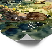 Enchanted Fairy on a Swing in a Magical Forest Poster (Hoek)