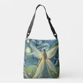 Enchanted Fairy Sterrennacht - Mystical Fantasy Crossbody Tas (Achterkant)