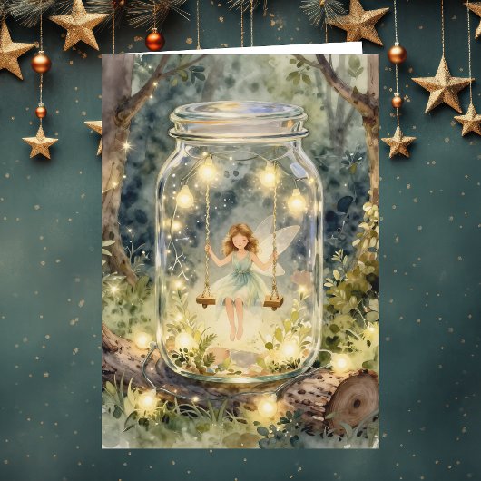 Enchanted Fairy Themed Girl's Birthday Kaart