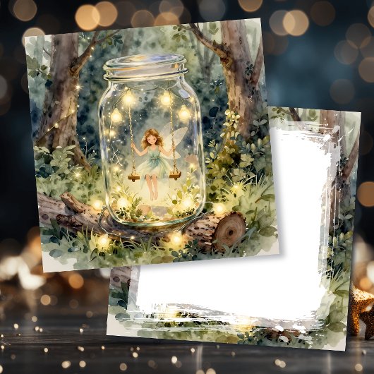 Enchanted Fairy Themed Girl's Birthday Kaart