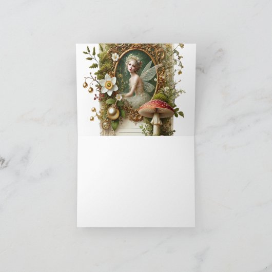 Enchanted Fairyland bedankkaart (Binnen)