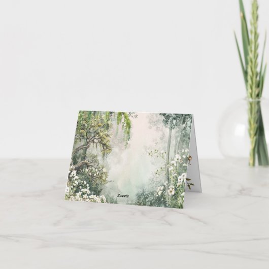 Enchanted Fairyland bedankkaart (Achterkant)