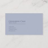 Enchanted Fairytale Castle Purple Floral Gold Mist Visitekaartje (Achterkant)