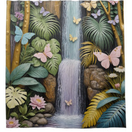 Enchanted Falls Oasis Douchegordijn