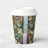 Enchanted Falls Oasis Papieren Bekers (Achterkant)