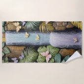 Enchanted Falls Oasis Strandlaken (Voorkant)