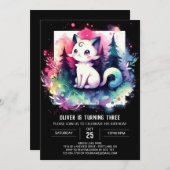 Enchanted Fantasy Cat Kaart (Voorkant / Achterkant)