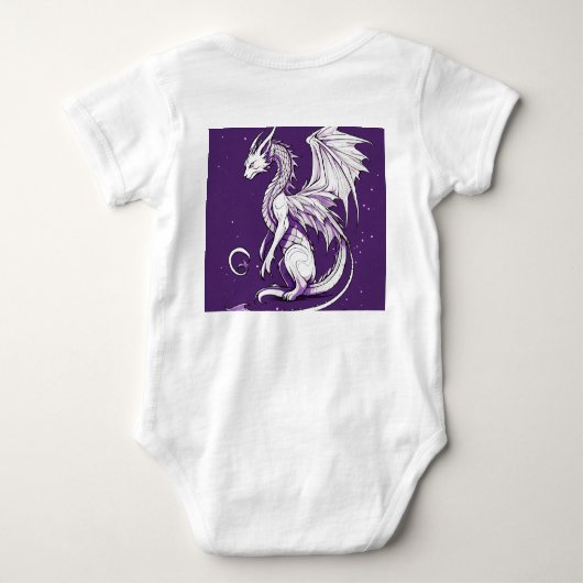 Enchanted Fantasy Creatures T-shirt voor baby's (Achterkant)