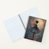 Enchanted Fantasy Fairy Moonlight Personalized Notitieboek (Binnen)