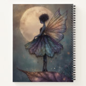Enchanted Fantasy Fairy Moonlight Personalized Notitieboek (Achterkant)