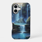 Enchanted Fantasy Waterfall Dreamscape  iPhone 16 Hoesje (Achterkant)