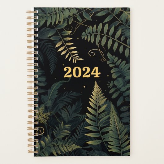 Enchanted Ferns: Een Natuur-geïnspireerde Planner (Voorkant)